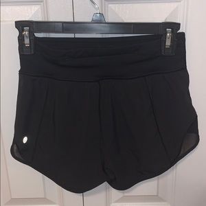 Black Hotty Hot lululemon shorts
